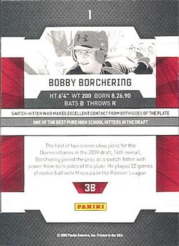 2009 Donruss Elite Extra Edition #1 Bobby Borchering Back
