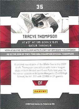 2009 Donruss Elite Extra Edition #35 Trayce Thompson Back