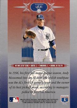 1996 Leaf Limited #81 Andy Pettitte Back
