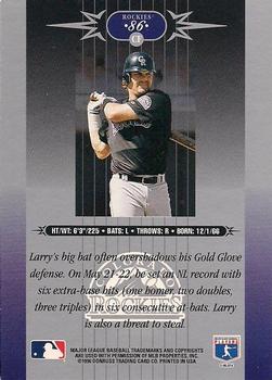 1996 Leaf Limited #86 Larry Walker Back