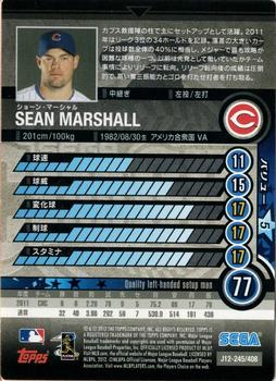 2012 Sega Card-Gen #245 Sean Marshall Back