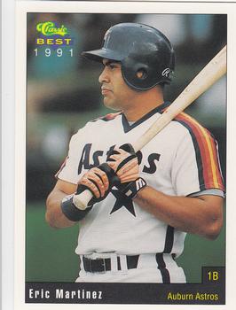 1991 Classic Best Auburn Astros #13 Eric Martinez Front