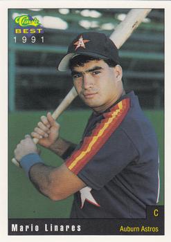 1991 Classic Best Auburn Astros #15 Mario Linares Front