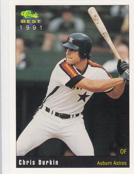 1991 Classic Best Auburn Astros #19 Chris Durkin Front