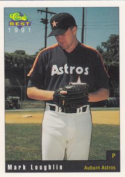 1991 Classic Best Auburn Astros #1 Mark Loughlin Front