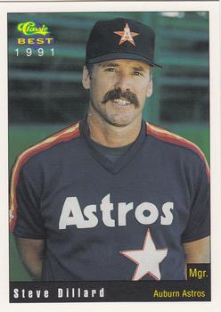 1991 Classic Best Auburn Astros #26 Steve Dillard Front