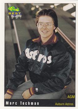 1991 Classic Best Auburn Astros #28 Marc Techman Front