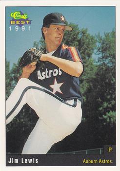 1991 Classic Best Auburn Astros #3 Jim Lewis Front