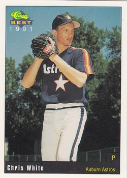 1991 Classic Best Auburn Astros #5 Chris White Front