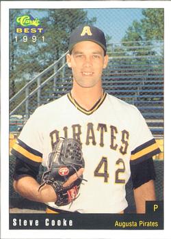 1991 Classic Best Augusta Pirates #4 Steve Cooke Front