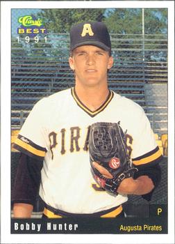 1991 Classic Best Augusta Pirates #8 Bobby Hunter Front