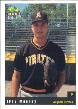 1991 Classic Best Augusta Pirates #10 Troy Mooney Front