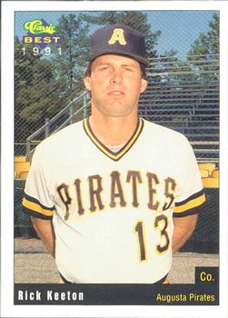 1991 Classic Best Augusta Pirates #27 Rick Keeton Front