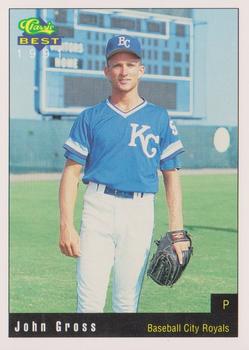 1991 Classic Best Baseball City Royals #4 John Gross Front