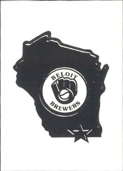 1991 Classic Best Beloit Brewers #NNO Beloit Brewers Logo Back