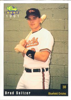1991 Classic Best Bluefield Orioles #8 Brad Seitzer Front