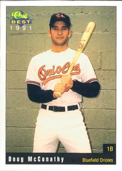 1991 Classic Best Bluefield Orioles #15 Doug McConathy Front