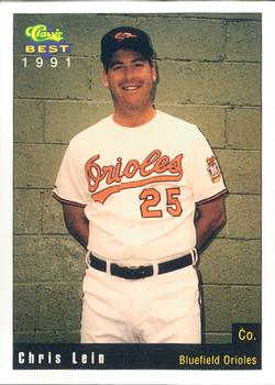 1991 Classic Best Bluefield Orioles #25 Chris Lein Front
