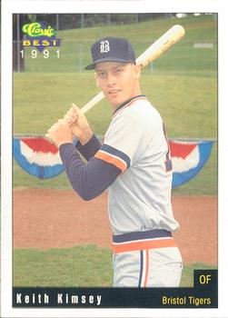 1991 Classic Best Bristol Tigers #12 Keith Kimsey Front