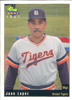 1991 Classic Best Bristol Tigers #20 Juan Lopez Front