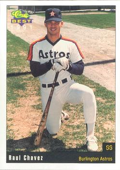 1991 Classic Best Burlington Astros #13 Raul Chavez Front