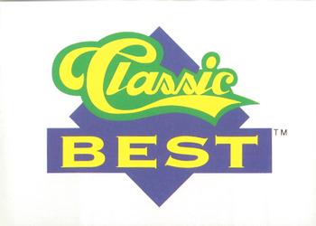 1991 Classic Best Burlington Astros #29 Checklist Front