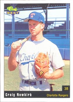 1991 Classic Best Charlotte Rangers #19 Craig Newkirk Front