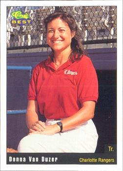 1991 Classic Best Charlotte Rangers #26 Donna Van Duzer Front