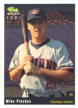 1991 Classic Best Columbus Indians #5 Mike Pinckes Front