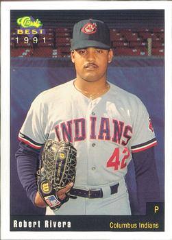1991 Classic Best Columbus Indians #15 Roberto Rivera Front
