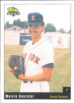 1991 Classic Best Elmira Pioneers #21 Melvin Gonzalez Front