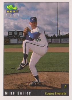 1991 Classic Best Eugene Emeralds #25 Mike Bailey Front