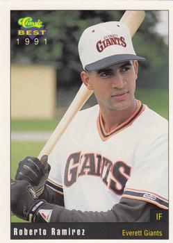 1991 Classic Best Everett Giants #27 Roberto Ramirez Front