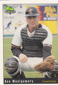 1991 Classic Best Everett Giants #6 Don Montgomery Front