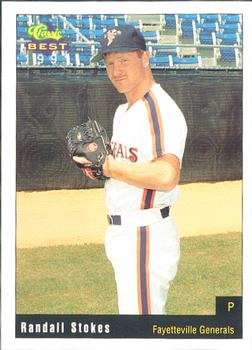 1991 Classic Best Fayetteville Generals #28 Randall Stokes Front