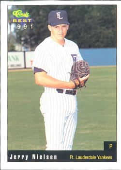 1991 Classic Best Ft. Lauderdale Yankees #10 Jerry Nielsen Front