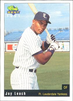 1991 Classic Best Ft. Lauderdale Yankees #27 Jay Leach Front