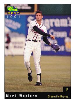 1991 Classic Best Greenville Braves #10 Mark Wohlers Front
