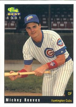1991 Classic Best Huntington Cubs #18 Mickey Reeves Front