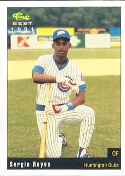 1991 Classic Best Huntington Cubs #19 Sergio Reyes Front