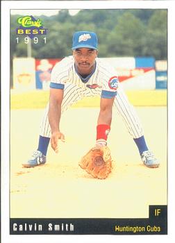 1991 Classic Best Huntington Cubs #24 Calvin Smith Front