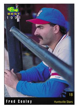1991 Classic Best Huntsville Stars #8 Fred Cooley Front