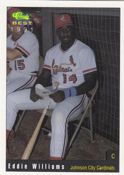 1991 Classic Best Johnson City Cardinals #1 Eddie Williams Front