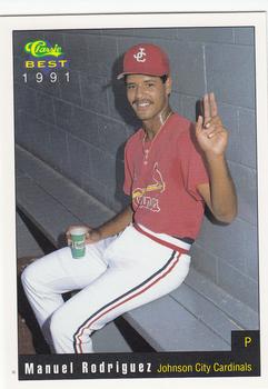 1991 Classic Best Johnson City Cardinals #24 Manuel Rodriguez Front