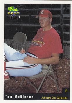 1991 Classic Best Johnson City Cardinals #28 Tom McKinnon Front