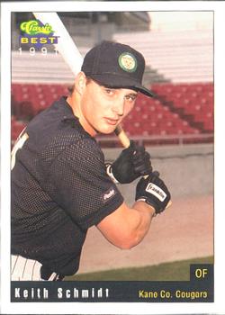 1991 Classic Best Kane County Cougars #25 Keith Schmidt Front