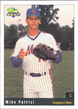 1991 Classic Best Kingsport Mets #4 Mike Patrizi Front
