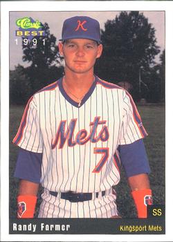 1991 Classic Best Kingsport Mets #13 Randy Farmer Front