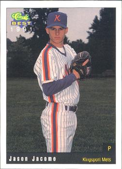 1991 Classic Best Kingsport Mets #23 Jason Jacome Front
