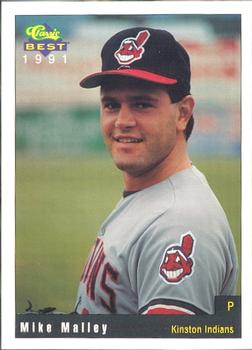 1991 Classic Best Kinston Indians #6 Mike Malley Front